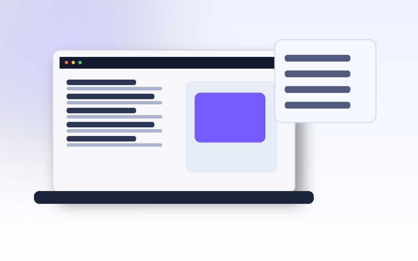 Web design workspace
